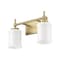 Z-Lite Cadoc 2 Light Vanity, 15in. W x 9in. H, Modern Gold 622-2V-MGLD - alternate 8
